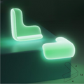 Transparent Glow-in-the-Dark Corner Protectors for Kids
